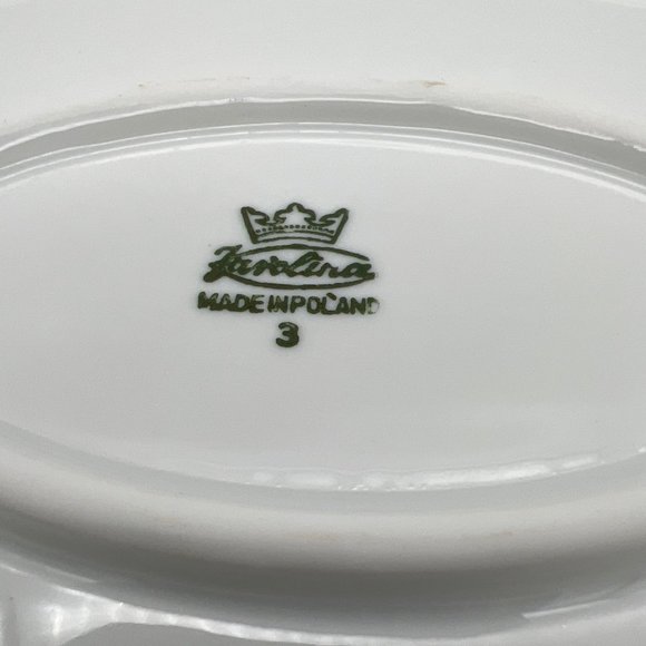 Favolina Karolina Poland Summer Garden 13" Serving Platter Oval Floral Pattern - Picture 5 of 5